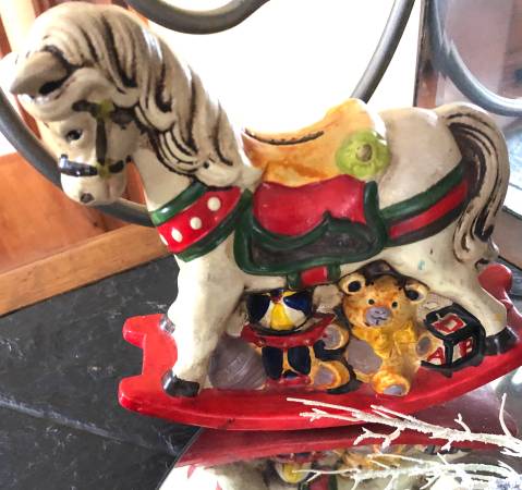 VINTAGE ROCKING HORSE BANK 1