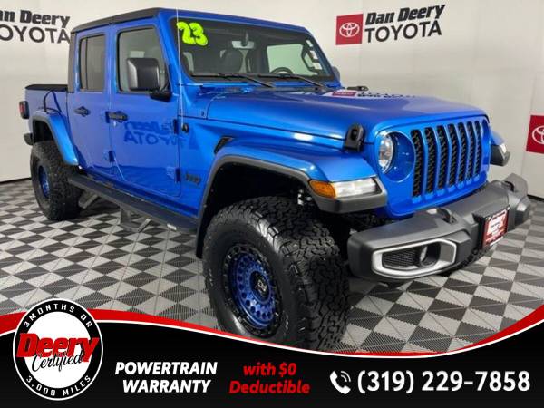 Certified 2023 Jeep Gladiator Sport S Hydro Blue Pearlcoat 1