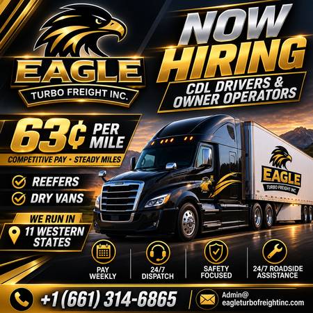 CDL class A drivers wanted - Great pay & Consistent loads 1