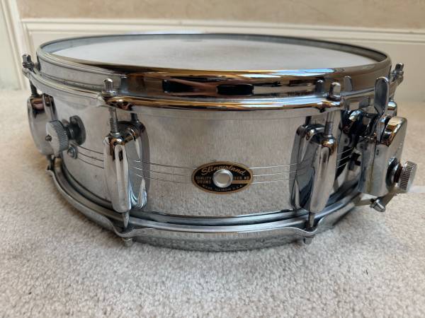 Vintage 60s Slingerland COB Snare Drum 5 x 14 - Niles Badge - Brass Hoops 1