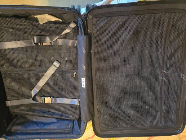 Away Medium Flex Suitcase (Expandable Checked Luggage) – Coast Blue 1