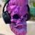 Unique Art 🎧 Headphones Stand 3D Print Skull - 10" Tall - Great Gift 1 thumbnail