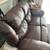 leather love seat- reclines and rocks 1 thumbnail