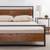 Brand New Queen Metal and Solid Wood Platform Bed Frame with Headboard 2 thumbnail