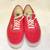 Classic Lace Up Red Off the Wall Vans Shoes Size 12 2 thumbnail