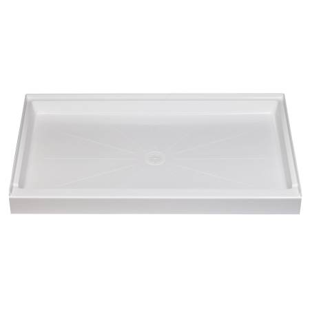 36'' x 60'' Rectangular Single Threshold Shower Base, White 1