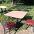 RECTANGULAR TABLE WITH 4 CHAIRS EXCELLENT CONDITION 2 thumbnail