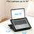 2-Pack HUANUO Adjustable Lap Desks 8 Adjustable Angles Dual Cushions 2 thumbnail