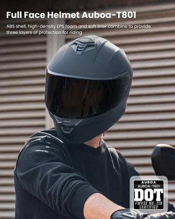 XXL Motorcycle Helmets for Adult Matte Black-B XX-Large 1