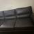 Black leather couch / love seat 3 thumbnail