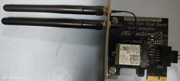 AS Rock 802.11ac dual-band WiFi adapter for desktop computers, w/ remo - $10 (Gulfport)63470971223939124