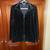 Talbots Black Velour Zip up Jacket M 1 thumbnail