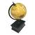 Vintage Style World Globe on Wood Base w/ Drawer 16" Tall Desk Decor 7 thumbnail