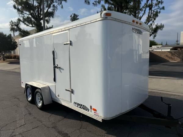 2014 Hiway Cargo Enclosed Trailer 7x16 - Dual Axle, Ramp Door, Electri 1
