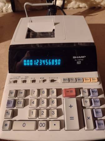 Sharp EL-1197PIII Printing Calc 1