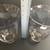 Pair of Longaberger vintage etched glass hurricane 7 thumbnail