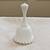 White Vintage Fenton Silver Crest Spanish Lace Milk Glass Bell 13 thumbnail