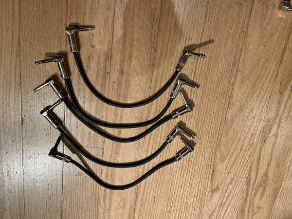 (5) Soundflex by VTG audio patch cables  from Stompin' Ground 1