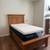 Solid Wood Custom Twin Bed w/ Storage + Nectar Hybrid Mattress 1 thumbnail