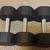 ETHOS Hex Rubber Dumbbell Set 30 lb 35 lb and 40 lb Like New 2 thumbnail