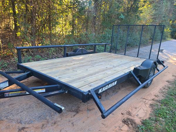 7x13 Karavan Utility Trailer w/Fold Down Sides 1