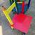 Kids colorful wooden furniture lot corner shelf, rocking chair pencil 6 thumbnail
