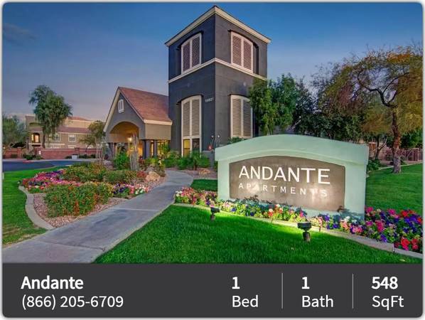 $1,266 / 1br - 548ft2 - Four-legged friends welcome! Enjoy our pet-friendly 1 BD / 1 BA. (Phoenix)64024823846658122