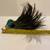 Vintage Peacock Clip On Christmas Ornament 8” high x 7” wide blue purp 6 thumbnail