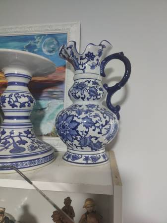 Pitcher, Blue and White 1