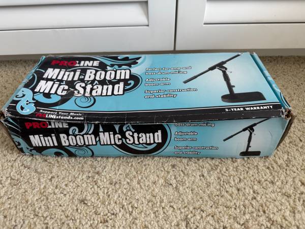 Proline MS112 Desktop Boom Mic Stand - $40 (Westwood Los Angeles CA)63471426967427124