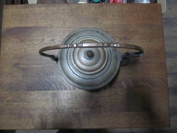 King Size Copper Tea Pot. unpolished since finding 1