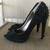 SAM EDELMAN BLACK SUEDE SPIKED RHINESTONE HEELS Sz 8.5 1 thumbnail