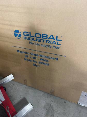 New 48 inch x 96 Magnetic glass white boards 1