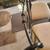 Black and beige rod iron bar stools 3 thumbnail