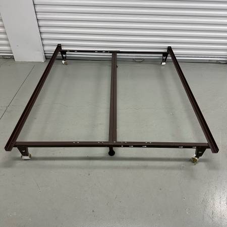 Adjustable King, Queen, Full, Twin Steel Bed Frame w/ Center Support 1