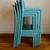 4 Ezpeleta “Attic” Bar Stools in Aquamarine — Spanish Design 9 thumbnail