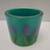 Glass Candleholder With Hand-Painted Flowers 1 thumbnail