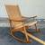 Mid-Century Modern Woven Rocking Chair in the Style of Hans Wegner 18 thumbnail