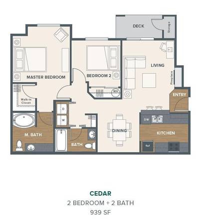 $1,700 / 2br - 939ft2 - Your new home awaits at North Ridge! Come tour today! (Rock Creek)63914856114178122