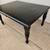 Black Rectangular Dining Table with Turned Legs 3 thumbnail