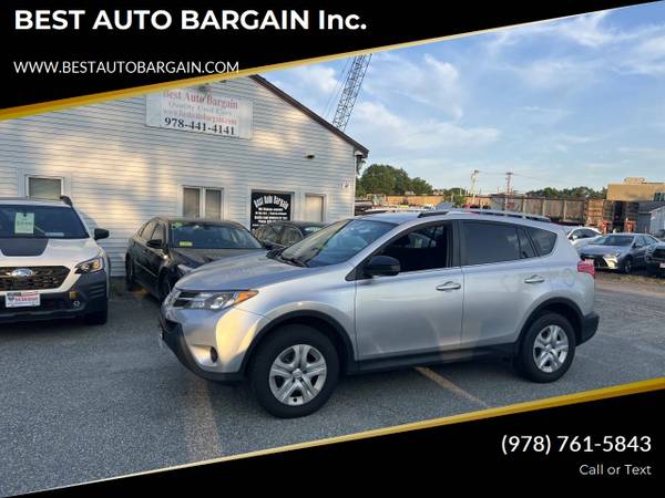 2015 Toyota RAV4 LE AWD, EFICIENTE EN COMBUSTIBLE, UN SOLO DUEÑO, CON CÁMARA DE REVERSA - $14,995 (Lowell MA 01851)63615352765315120