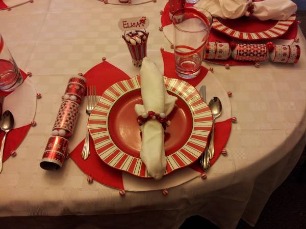 Christmas Xmas Holiday Candy Cane Pier 1. Dinner/ salad plates 1