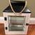 White and Black Nautical Lantern, Rope Handle 10”x6.5”x15” NEW 1 thumbnail