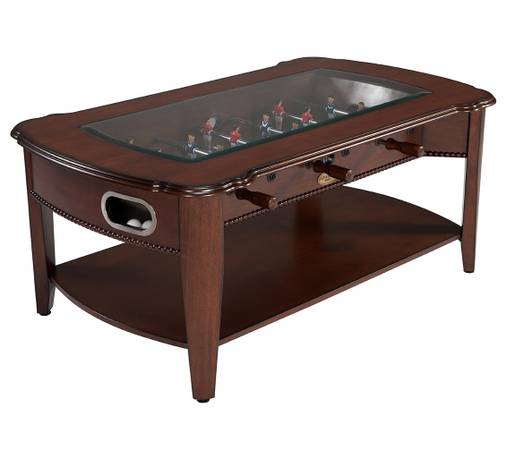 2 in 1 Game Table: Foosball & Coffee Table in Walnut -Brand New in Box 1