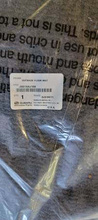 Subaru Outback Legacy Suv Floor Mat Set NEW 1