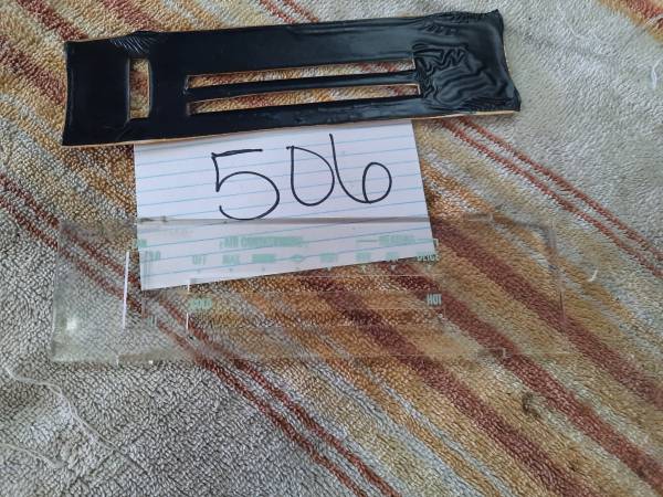1971-1972 GM Chevelle El Camino dash a/c lens plate 1