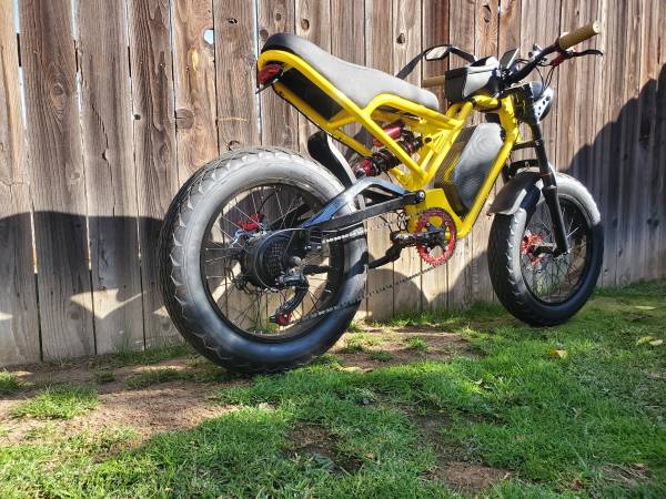 Bicicleta eléctrica de alta velocidad de 1500 W / 2000 W pico, suspensión completa 40 mph - - $1500 (San Gabriel)63470651024259122