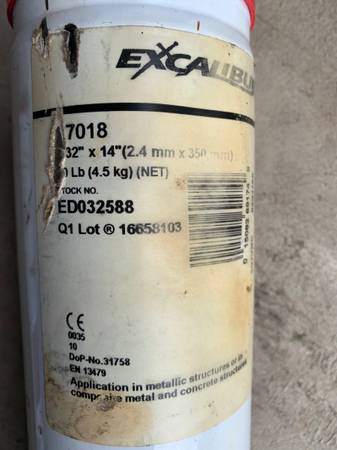 3/32” 7018 welding rod 1