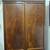 National Mt. Airy Mahogany Inlaid Wood Hutch / Armoire / Linen Press 2 thumbnail
