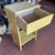 One drawer wood yellow nightstand/ side table 2 thumbnail